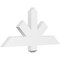 Ekena Millwork Kennewick Architectural Grade PVC Gable Bracket, 36"W x 16 1/2"H x 2"D x 4"F, 11/12 Pitch GBP036X17X0204KEN00 - alternate 1
